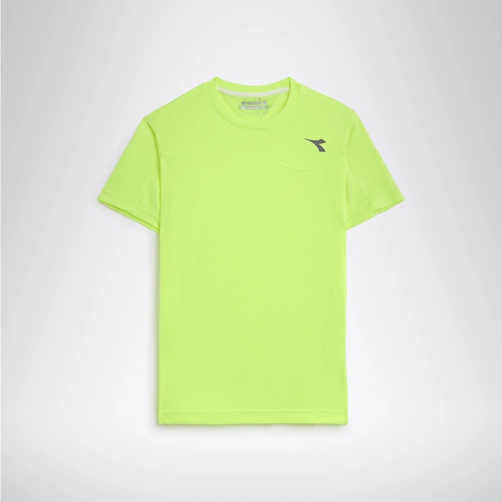 NWT SIZE XL Diadora Men's Neon Green Short Sleeve Tee